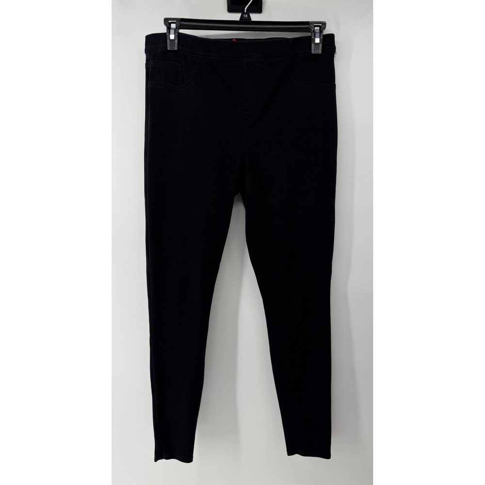 Spanx Jeans-ish Ankle Leggings Black High Rise Pull On Shaping Pants XL